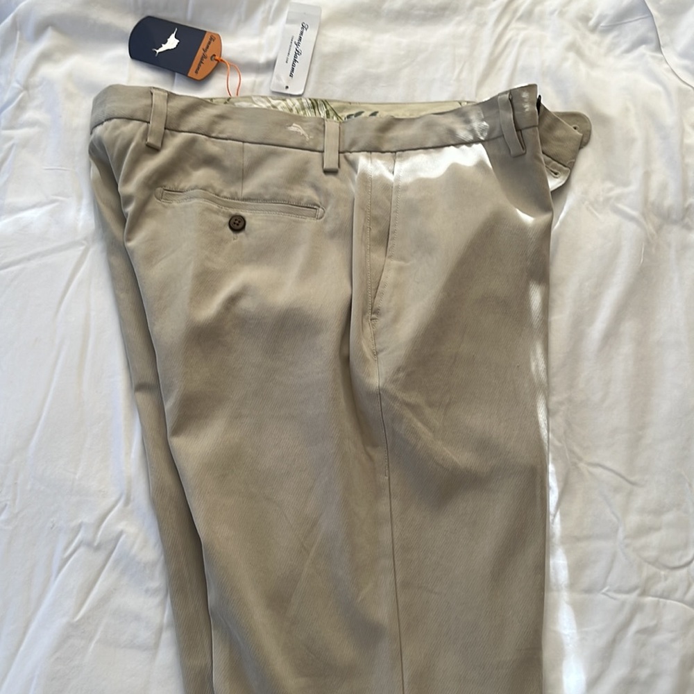New!Tommy Bahama silk cotton pants 33X32 Quality material 90% silk 10% polyester